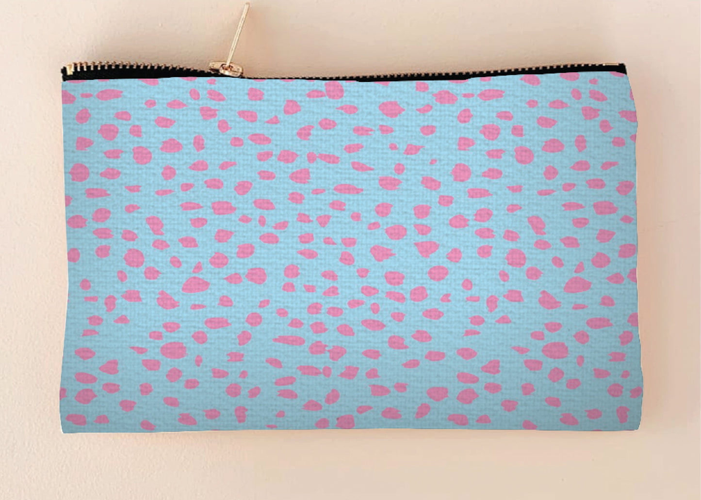CP040 - Blue Pattern Customized Pouch
