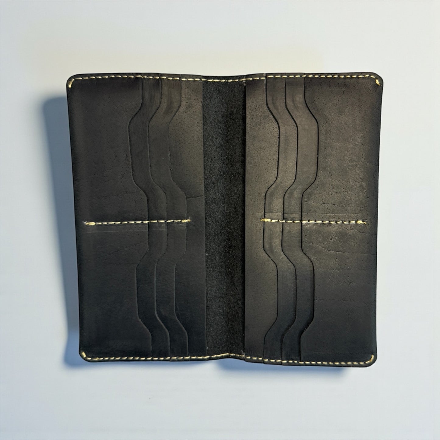 Midnight Jet – Black Cow Leather Card Holder