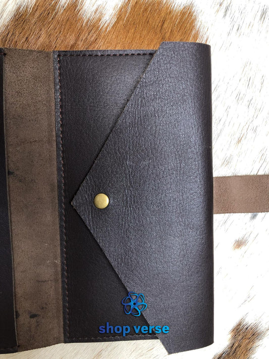 Classic Fold Over - Brown Wallet