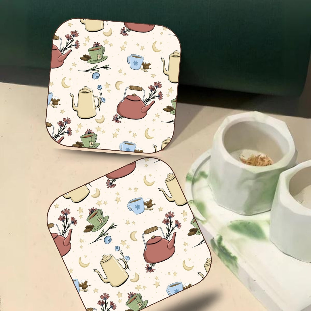 قاعدة أكواب شاي Kettle & Sip Haven