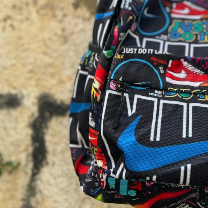 Just Do It Allover Printed Backpack