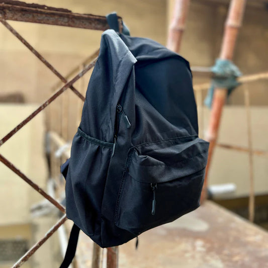 Black Allover Printed Backpack