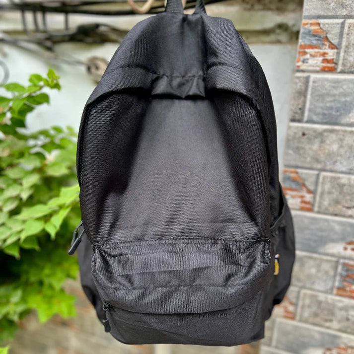 Black Allover Printed Backpack