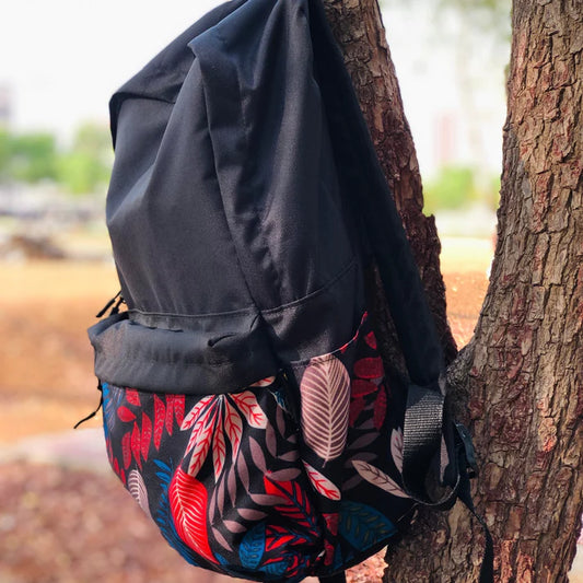 Tropical Night Allover Printed Backpack