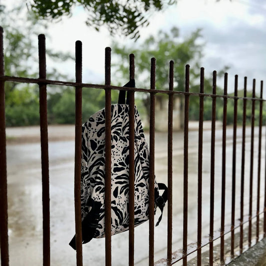 Zebra Jungle Allover Printed Backpack