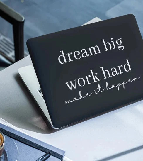 Work Hard Laptop Skin