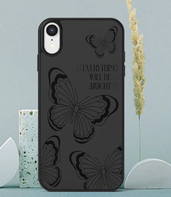 جراب هاتف Black Butterfly Alright