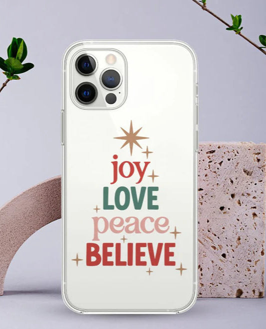 Quote Transparent Design Mobile Case