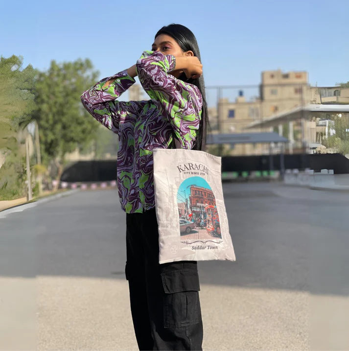 حقيبة توت مدينة كراتشي