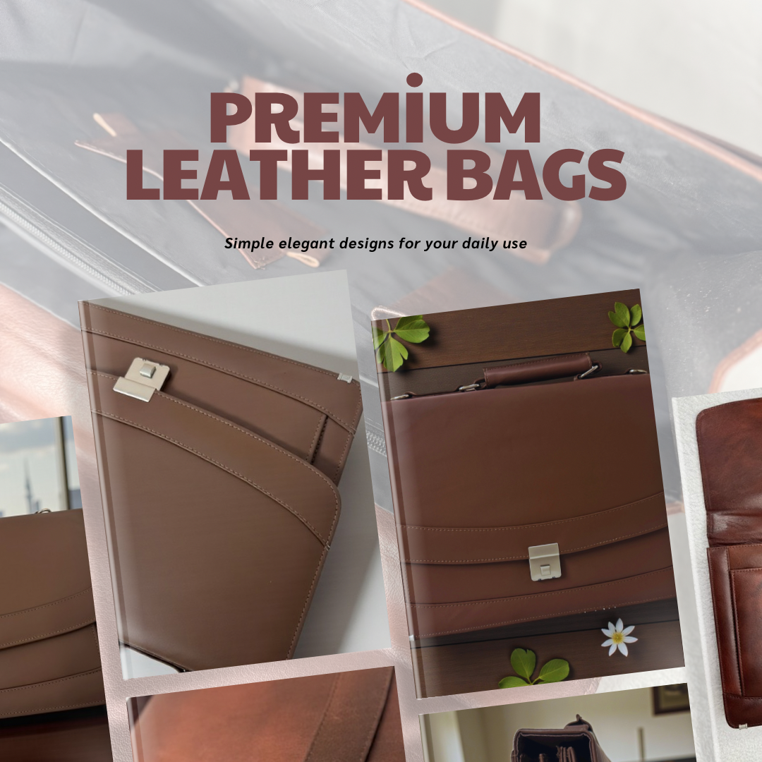 Premium Leather Laptop Bags
