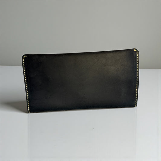 Midnight Jet – Black Cow Leather Card Holder