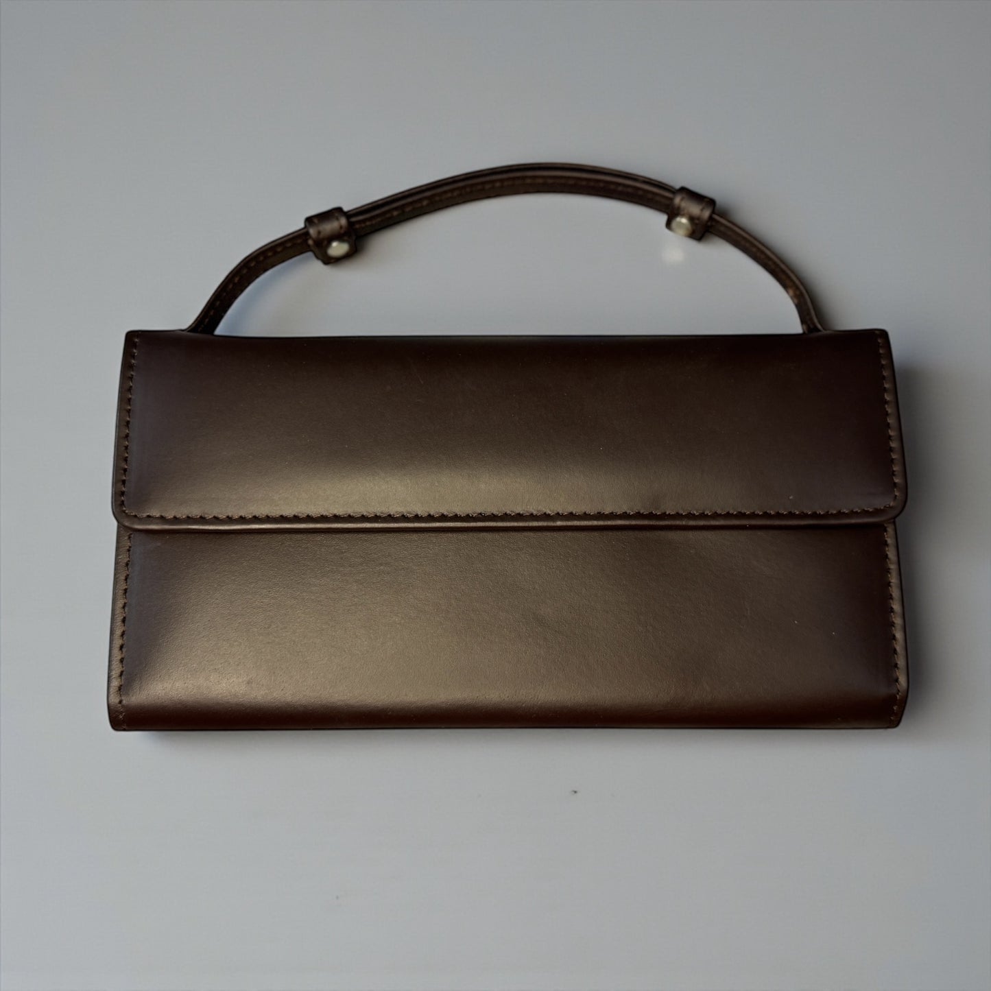 Mocha Elegance – Dark Brown Ladies’ Leather Wallet