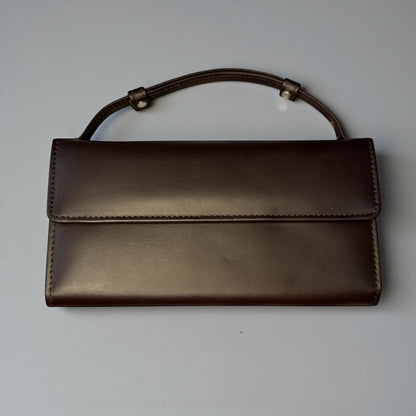 Mocha Elegance – Dark Brown Ladies’ Leather Wallet