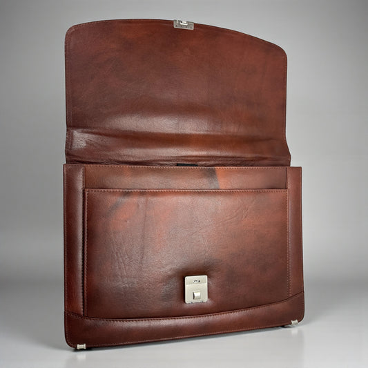 Titan Brown - Executive Leather Bag