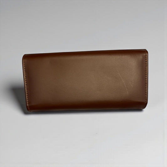 Auburn Rouge – Dark Brown Wallet with Red Strip