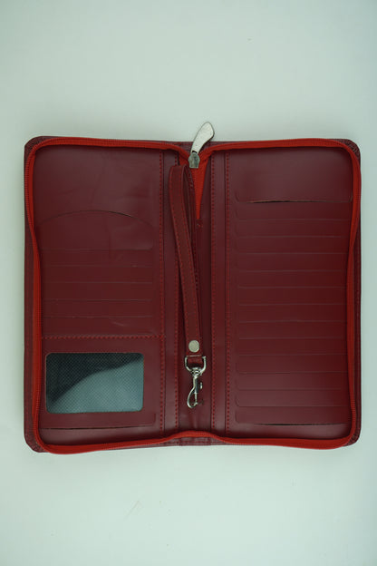 Crimson Edge - Maroon Wallet
