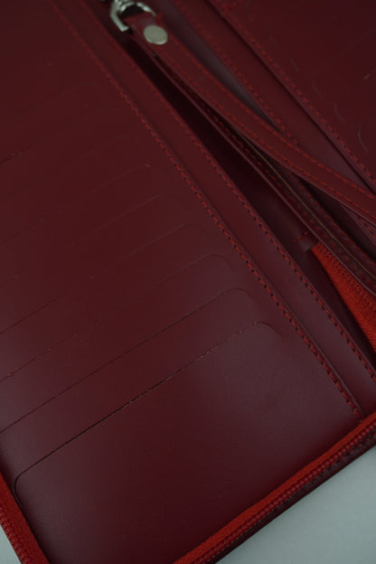 Crimson Edge - Maroon Wallet