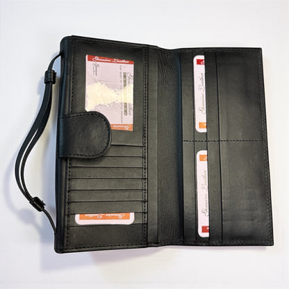 Noir Classic – Black Ladies’ Leather Wallet