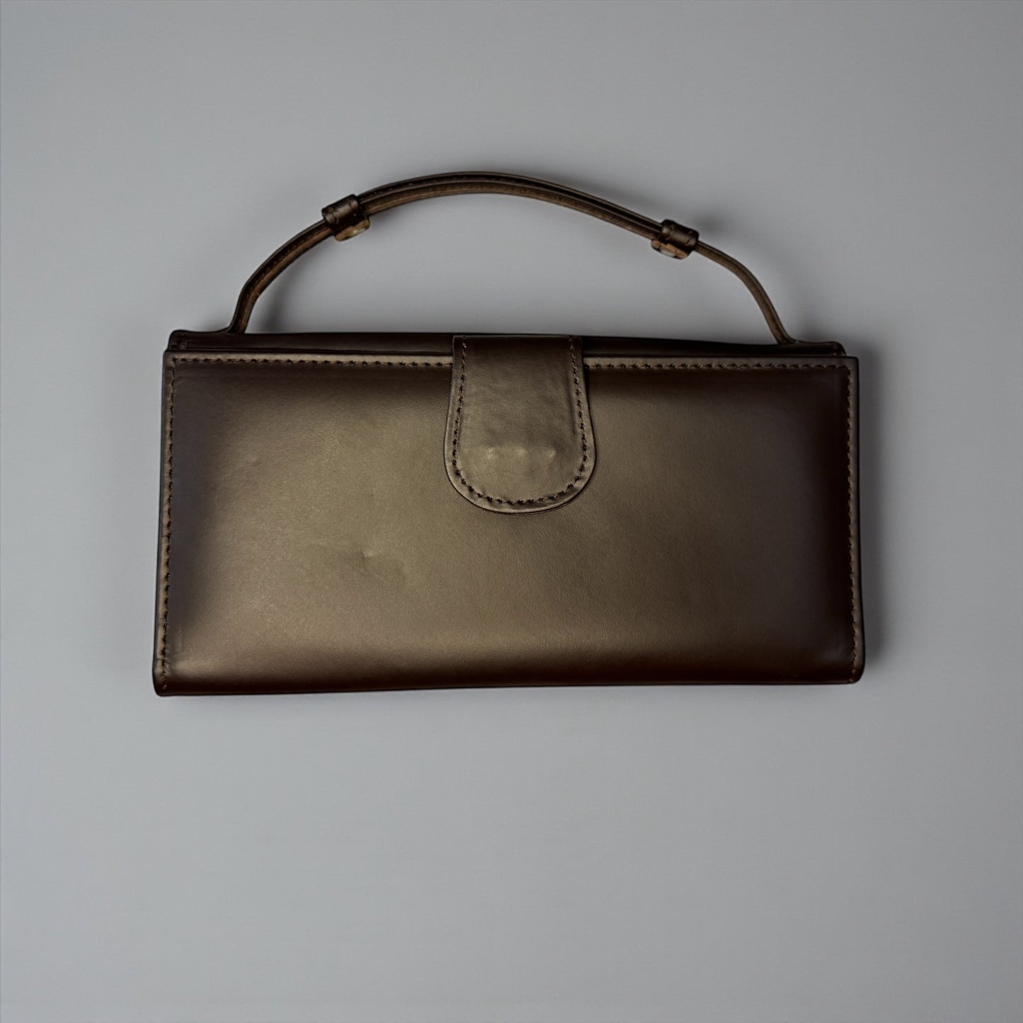 Mocha Elegance – Dark Brown Ladies’ Leather Wallet