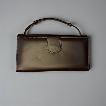 Mocha Elegance – Dark Brown Ladies’ Leather Wallet