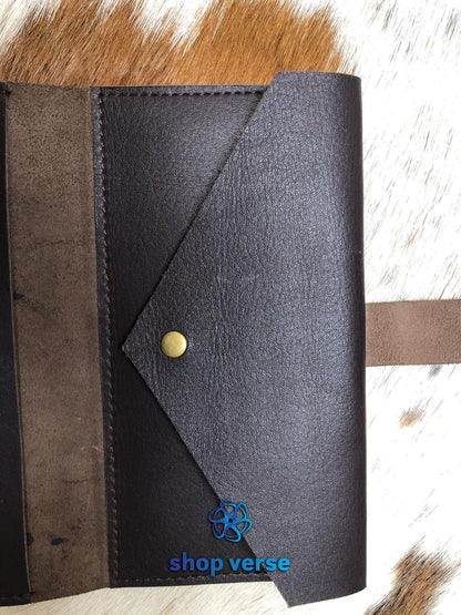 Classic Fold Over - Brown Wallet