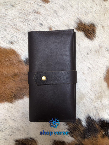 Classic Fold Over - Brown Wallet