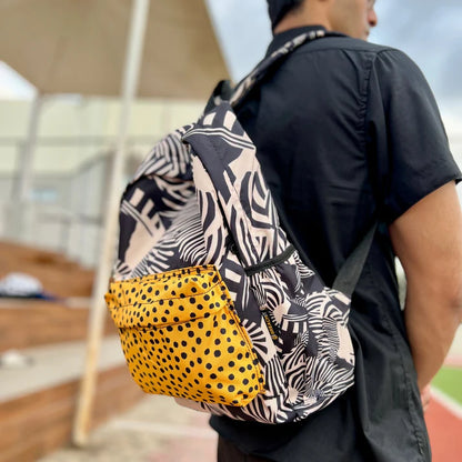 Leopard Allover Printed Backpack