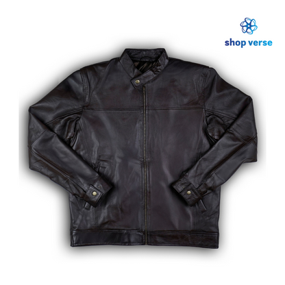 Cedar Trail - Brown leather jacket