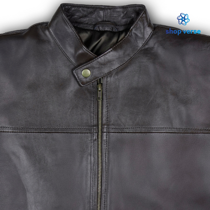 Cedar Trail - Brown leather jacket
