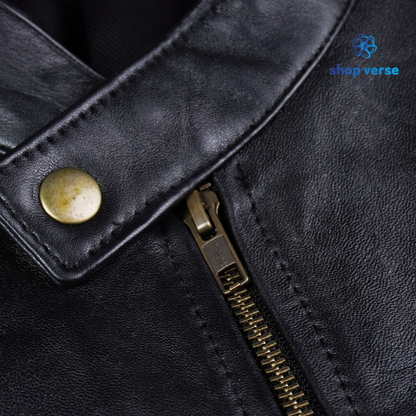 Midnight Rider - Black leather jacket