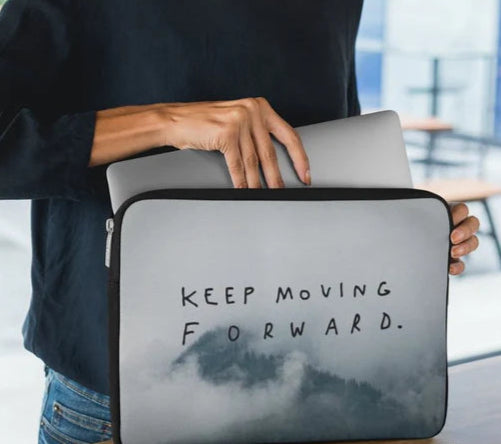 Keep Moving Forward Laptop Sleeve