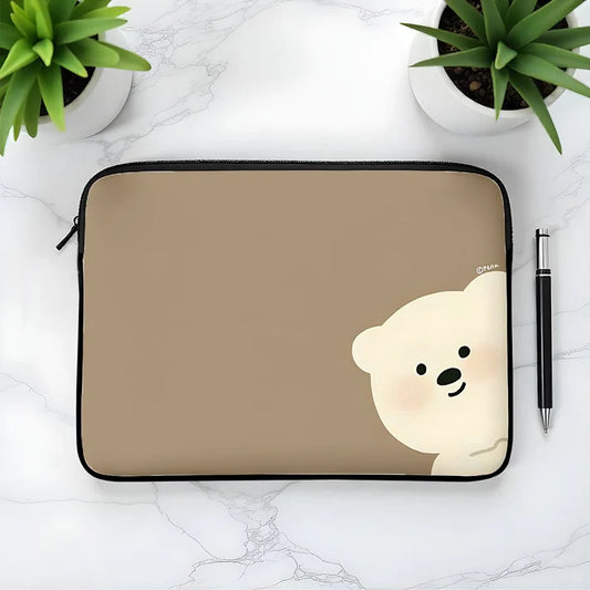 Cute Bear Laptop Sleeve